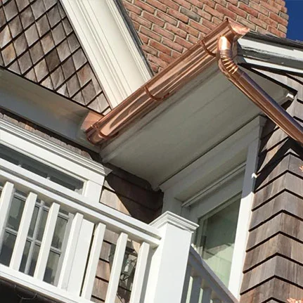 copper gutter installation West Islip ny